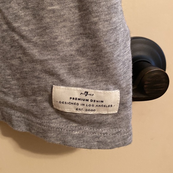 7 for all mankind Mens Gray T-shirt - Picture 4 of 8